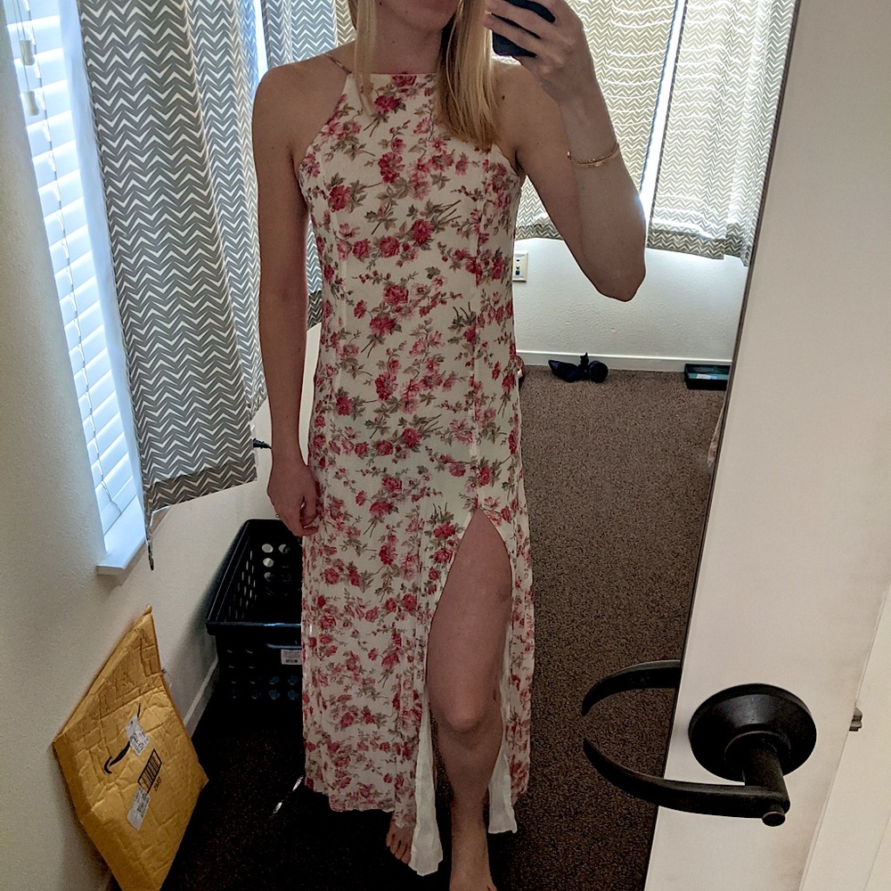 Reformation Halter Dress